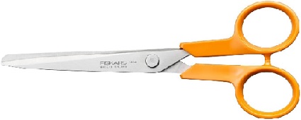 TIJERA FISKARS  16 cm ( DIESTROS & ZURDOS)
